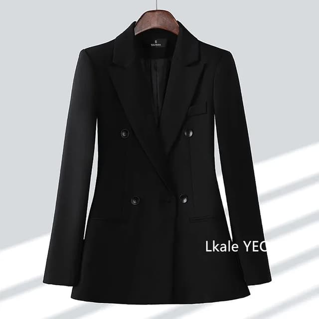 2025 Spring Autumn Women's Blazer Jacket - Temperament Joker Long-Sleeved Professional Lady Leisure Outerwear Coat for Versatile Style showcase 16