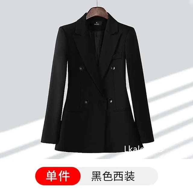 2025 Spring Autumn Women's Blazer Jacket - Temperament Joker Long-Sleeved Professional Lady Leisure Outerwear Coat for Versatile Style showcase 18