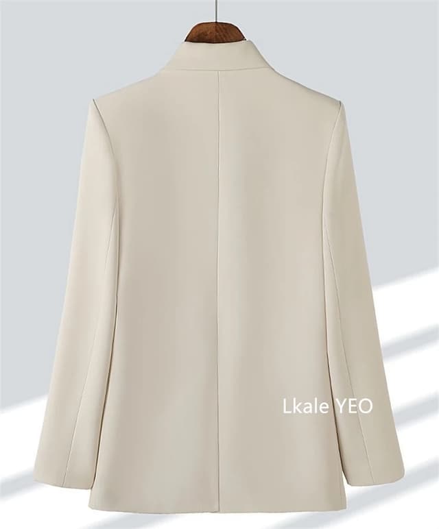 2025 Spring Autumn Women's Blazer Jacket - Temperament Joker Long-Sleeved Professional Lady Leisure Outerwear Coat for Versatile Style showcase 15