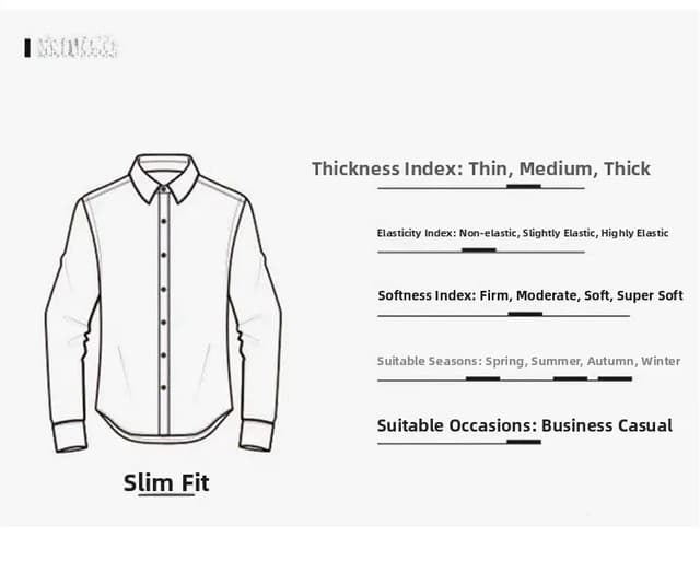 Men's Korean Style Oxford Cotton Long Sleeve Shirt - Versatile Striped Pattern, No Ironing Casual Wear for Youth showcase 14