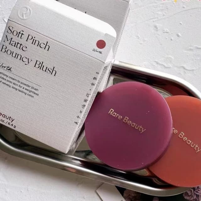 Rare Beauty Matte Lasting Blurred Bouncy Melting Blush - Cushiony Cream-to-Powder, Sweat & Humidity Resistant Liquid Formula for Natural Glow showcase 16