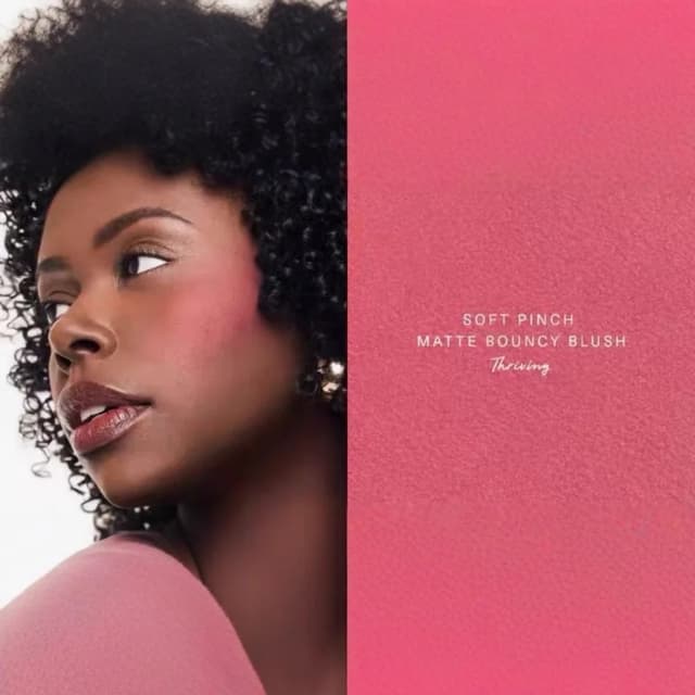 Rare Beauty Matte Lasting Blurred Bouncy Melting Blush - Cushiony Cream-to-Powder, Sweat & Humidity Resistant Liquid Formula for Natural Glow showcase 19