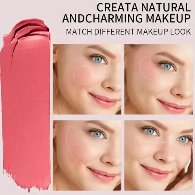 Rare Beauty Matte Lasting Blurred Bouncy Melting Blush - Cushiony Cream-to-Powder, Sweat & Humidity Resistant Liquid Formula for Natural Glow showcase 10