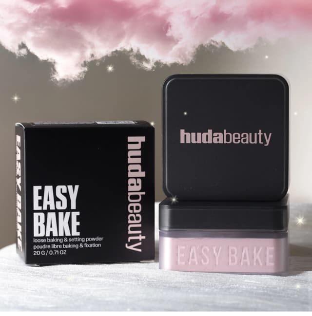 Huda Beauty Delicate Setting Powder - Long-Lasting Oil Control, Moisture Lock, Zero Pore Finish, Flawless Base Makeup for All Skin Types showcase 1