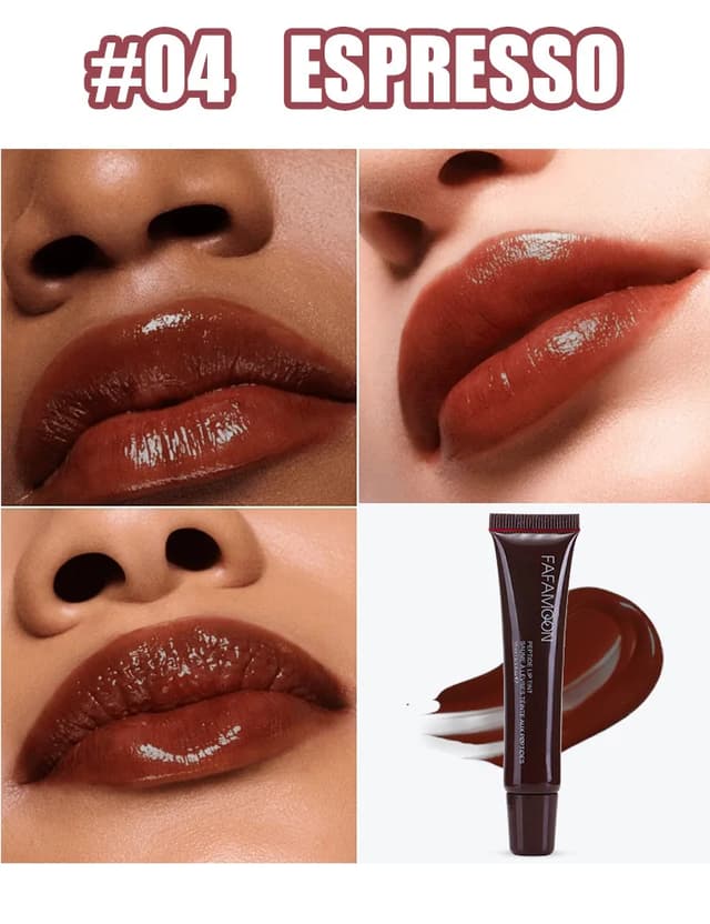 Moisturizing Transparent Lip Gloss Oil - Nude Brown Plumping Effect, Soft Tube Mirror Finish, Beauty Cosmetics Makeup for a Natural Look showcase 9