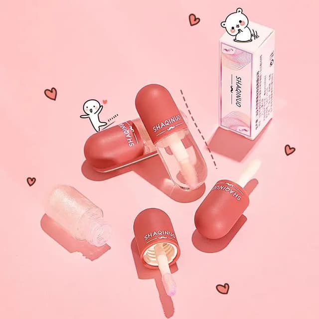 Long-Lasting Moisturizing Lip Gloss Set - Mini Liquid Lipstick with Hydrating Formula, Non-Fading, Comfortable Wear for Women showcase 7