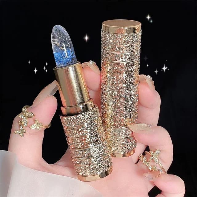 Flower Jelly Lip Gloss Lipstick Balm - Temperature Color Changing Moisturizing Long Lasting Lip Care Makeup for Women showcase 6