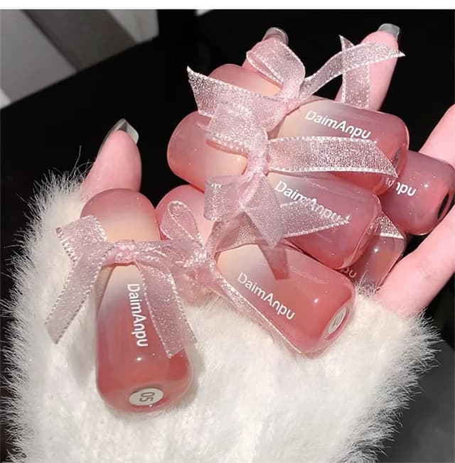 Jelly Glass Lip Gloss Moisturizing Tint Mirror Waterproof Non-stick Cup Solid Lipstick Cosmetic for All Occasions showcase 19