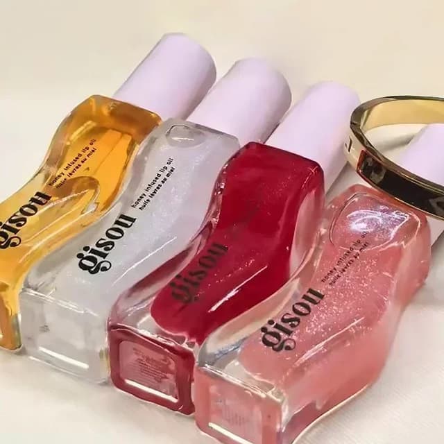 Gisou Moisturizing Watermelon Lip Balm & Plumping Lip Oil Gloss for Smooth, Hydrated Lips - Exfoliating & Enhancing Shine showcase 4