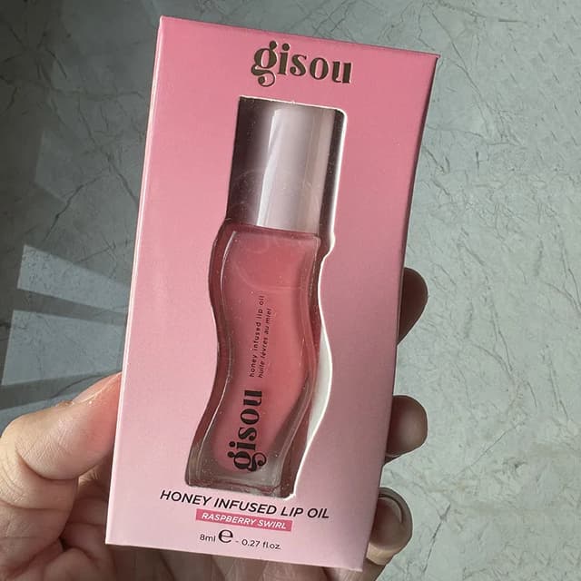 Gisou INS Popular Moisturizing Lip Balm Original Lip Oil for Lips, Plumping & Exfoliating Gloss - NEW Color showcase 10