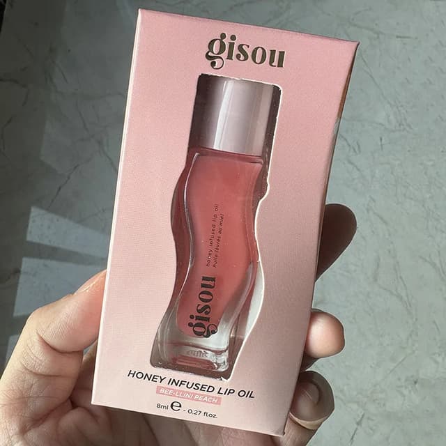Gisou INS Popular Moisturizing Lip Balm Original Lip Oil for Lips, Plumping & Exfoliating Gloss - NEW Color showcase 9