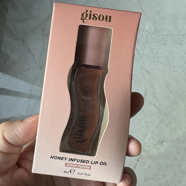 Gisou INS Popular Moisturizing Lip Balm Original Lip Oil for Lips, Plumping & Exfoliating Gloss - NEW Color showcase 6