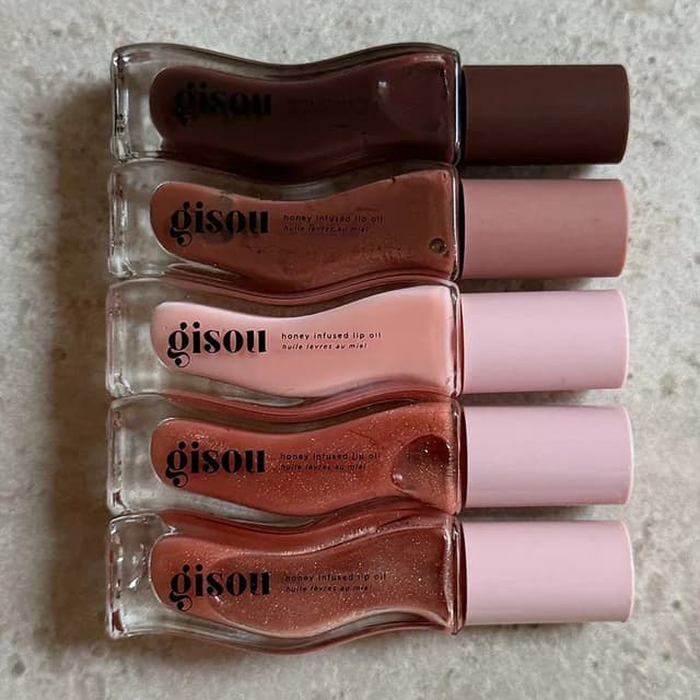 Gisou INS Popular Moisturizing Lip Balm Original Lip Oil for Lips, Plumping & Exfoliating Gloss - NEW Color showcase 5