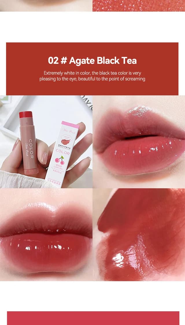 HAIPINK 3-Piece Tinted Moisturizing Lip Balm Set - Hydrating, Fade Lip Lines, Prevent Chapping, Natural Color for Daily Use showcase 6