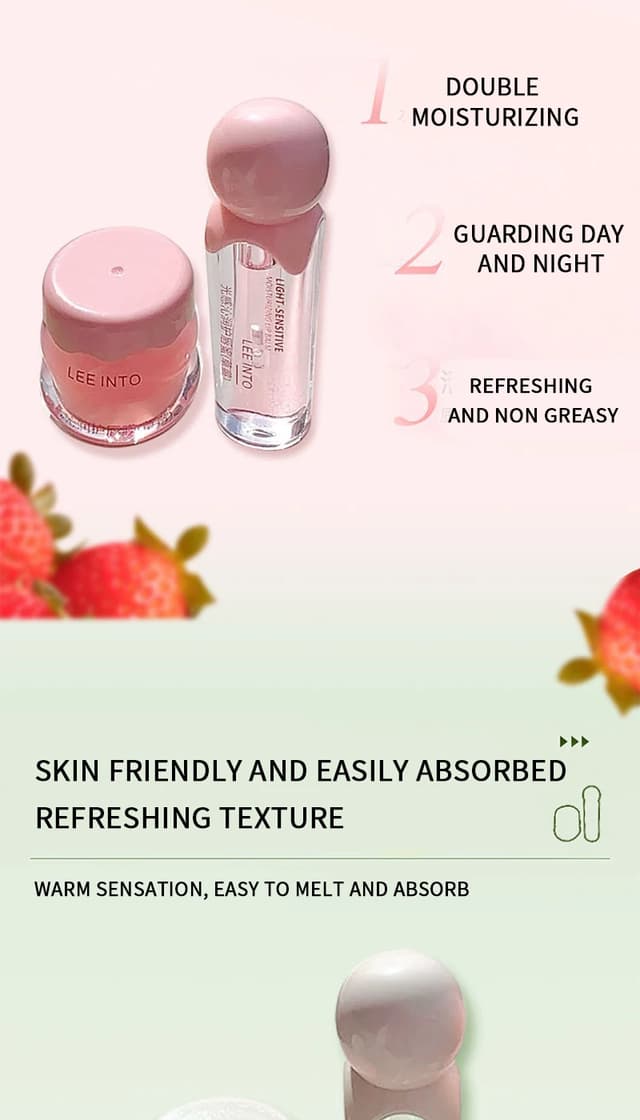 YPYP Zhencui Lip Care Set: Moisturizing Water Light Jelly Balm & Serum for Day & Night Use, Hydrating & Nourishing Formula for Women, 3.8g + 2.8ml showcase 2