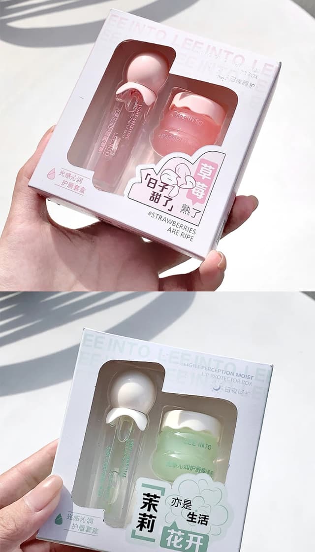 YPYP Zhencui Lip Care Set: Moisturizing Water Light Jelly Balm & Serum for Day & Night Use, Hydrating & Nourishing Formula for Women, 3.8g + 2.8ml showcase 9