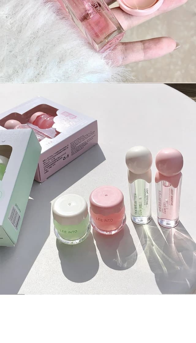 YPYP Zhencui Lip Care Set: Moisturizing Water Light Jelly Balm & Serum for Day & Night Use, Hydrating & Nourishing Formula for Women, 3.8g + 2.8ml showcase 11