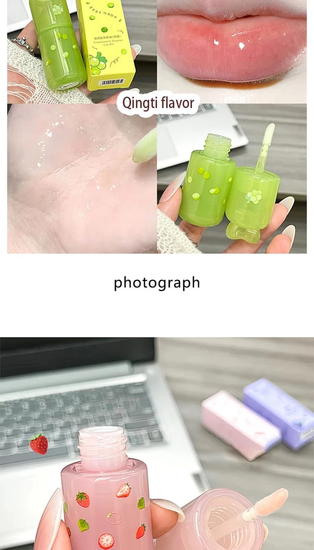 Sensory Party Hydrating & Brightening Lip Mask - Deep Moisture, Lip Wrinkle Reduction, 24-Hour Hydration Lip Oil for Soft, Plump Lips showcase 7