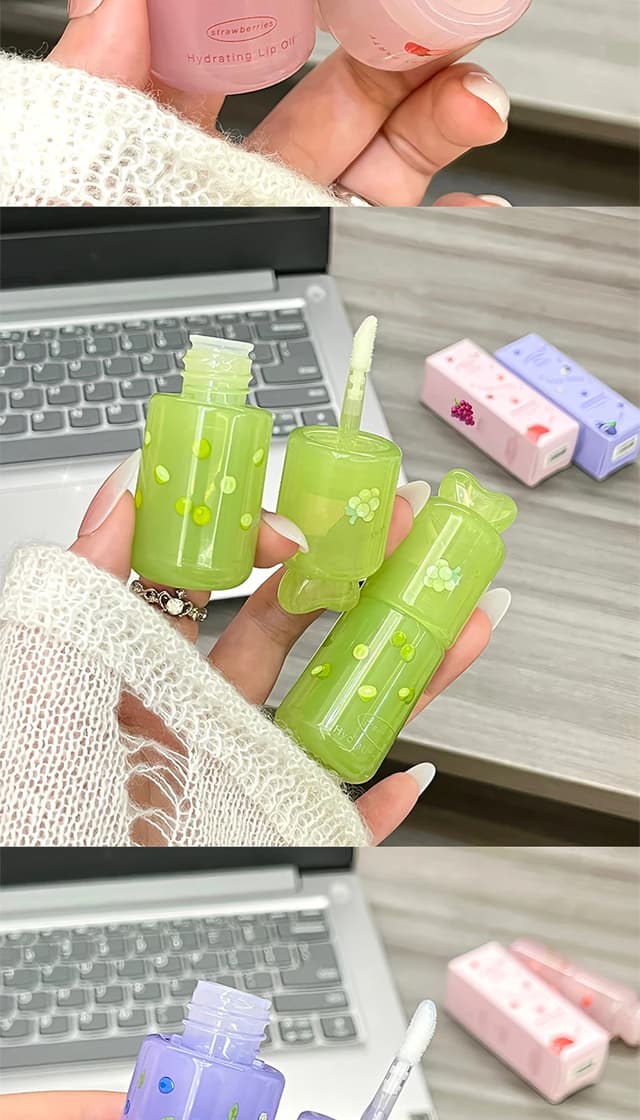 Sensory Party Hydrating & Brightening Lip Mask - Deep Moisture, Lip Wrinkle Reduction, 24-Hour Hydration Lip Oil for Soft, Plump Lips showcase 8