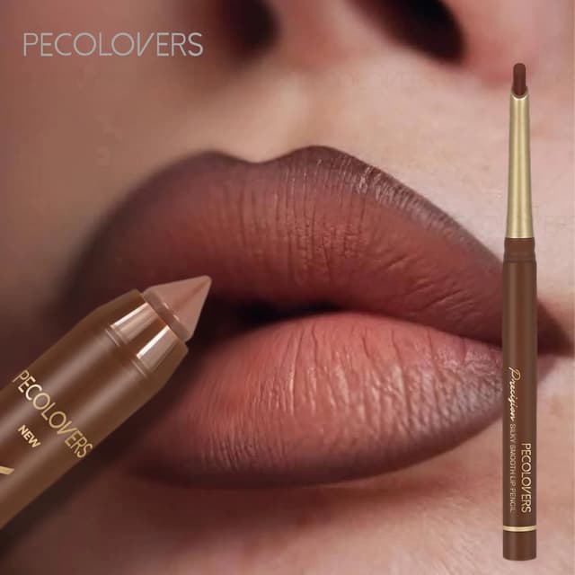 2PCS Brown Lip Liner & Matte Lip Crayon Set - Waterproof Long-Lasting Makeup for All Styles showcase 3