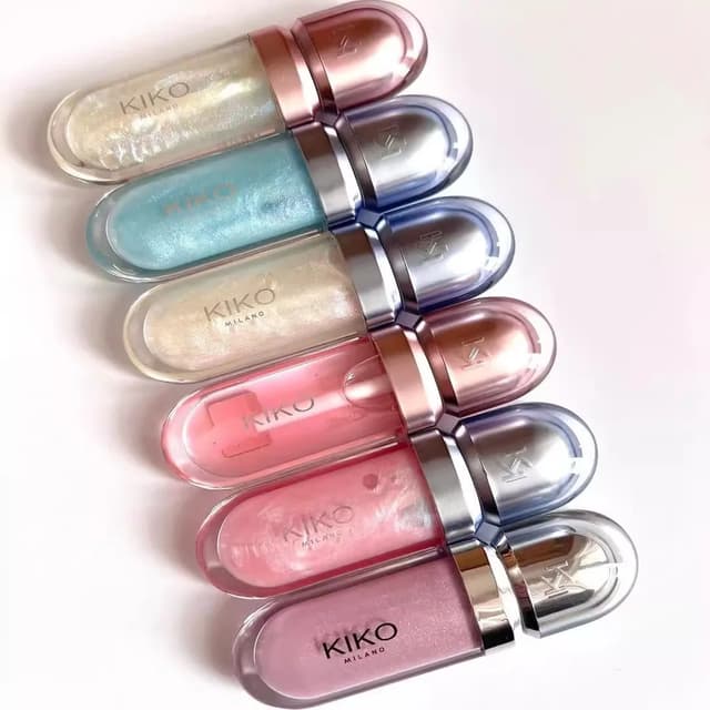 KIKO 3D Liquid Lip Glaze Transparent Mirror Lipstick - Nourishing Glossy Full Lips, Long-Lasting, Non-Fading Milk Tea & Bean Paste Shades for Makeup showcase 2