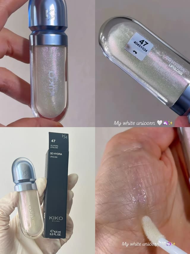 KIKO 3D Liquid Lip Glaze Transparent Mirror Lipstick - Nourishing Glossy Full Lips, Long-Lasting, Non-Fading Milk Tea & Bean Paste Shades for Makeup showcase 17