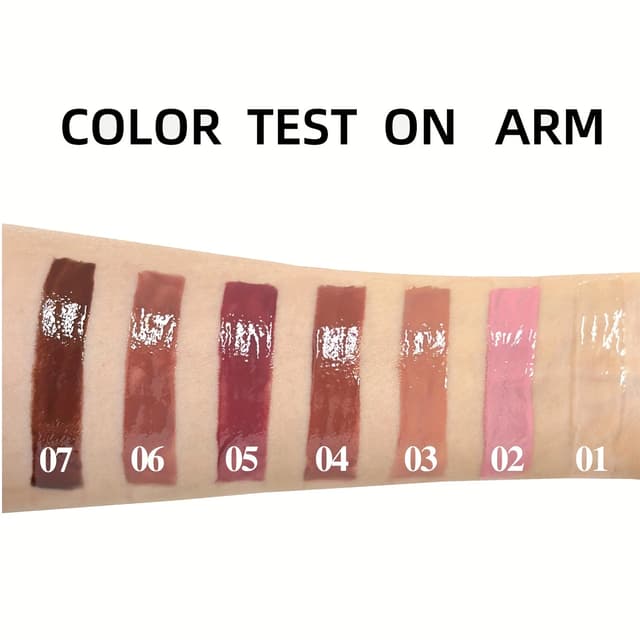 Hydrating Crystal Lip Oil, Plumping & Moisturizing Gloss with Tinted Shades, Long-Lasting Shine for All Skin Types, Natural Beauty Lip Care showcase 6