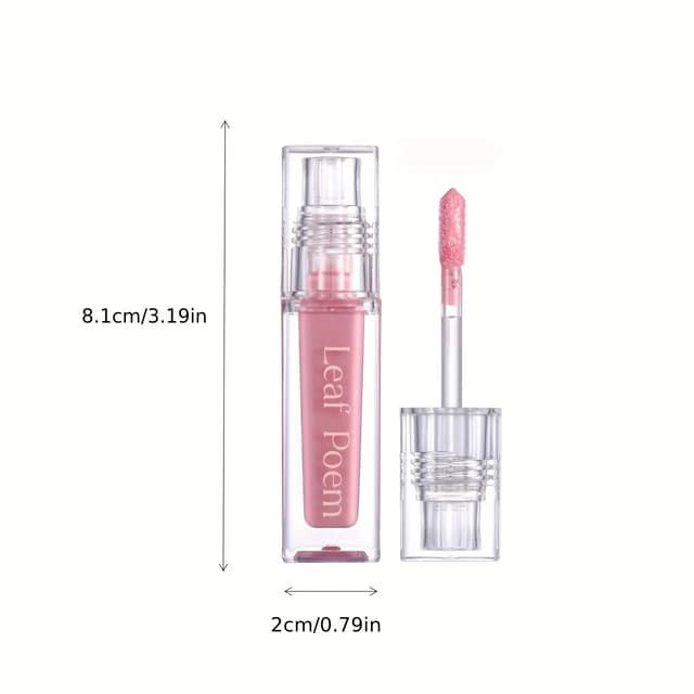 Hydrating Crystal Lip Oil, Plumping & Moisturizing Gloss with Tinted Shades, Long-Lasting Shine for All Skin Types, Natural Beauty Lip Care showcase 7