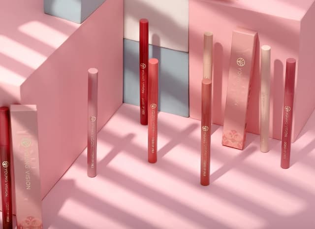 12 Color Matte Liquid Lipliner Set - Waterproof Fog Surface Lip Glaze with Sponge Gourd Head Applicator for Natural Red Tones showcase 14