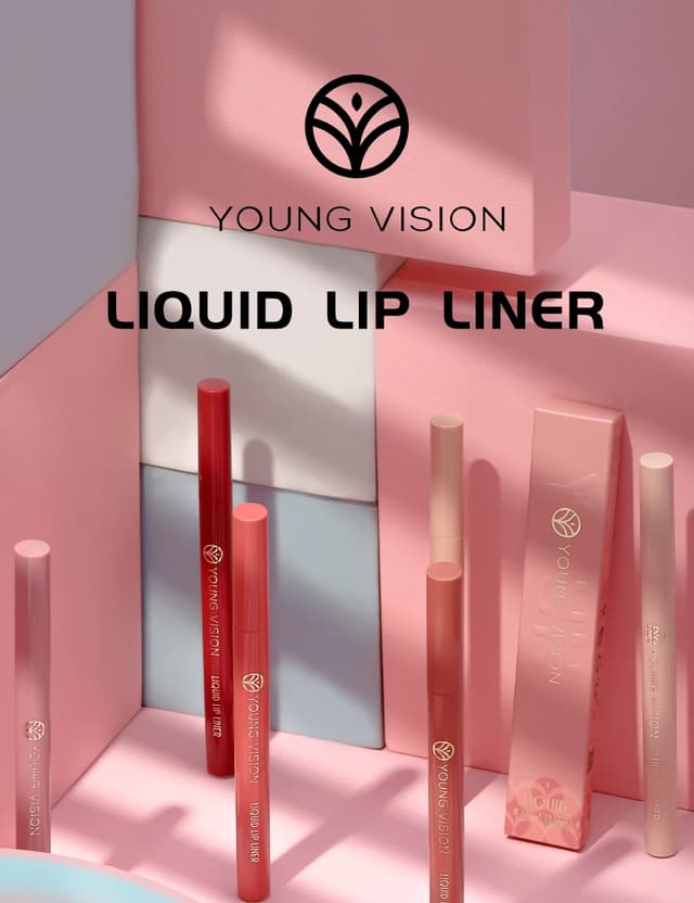 12 Color Matte Liquid Lipliner Set - Waterproof Fog Surface Lip Glaze with Sponge Gourd Head Applicator for Natural Red Tones showcase 1