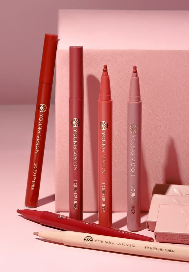 12 Color Matte Liquid Lipliner Set - Waterproof Fog Surface Lip Glaze with Sponge Gourd Head Applicator for Natural Red Tones showcase 16