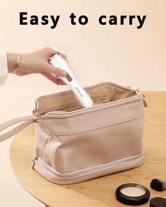 Women's Electric Shaver & Bikini Trimmer - Portable Painless Epilator for Face, Underarms, Legs - Gentle Hair Removal for Ladies showcase 10