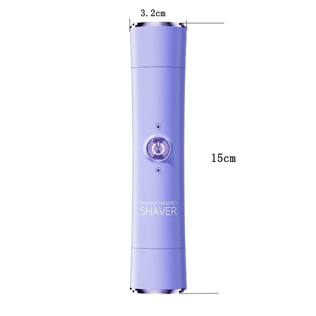 Rechargeable Electric Shaver for Women, Dual Head Bikini Trimmer, Wet & Dry Use, Cordless Personal Grooming Device showcase 6