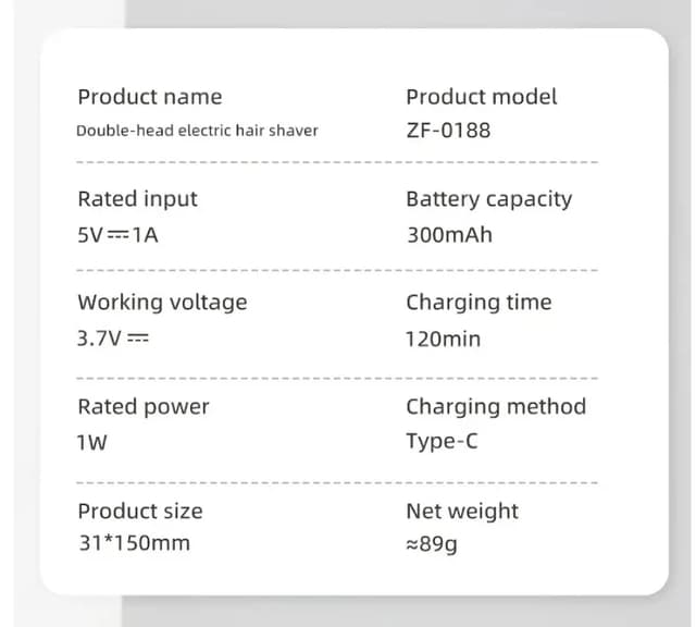Rechargeable Electric Shaver for Women, Dual Head Bikini Trimmer, Wet & Dry Use, Cordless Personal Grooming Device showcase 11