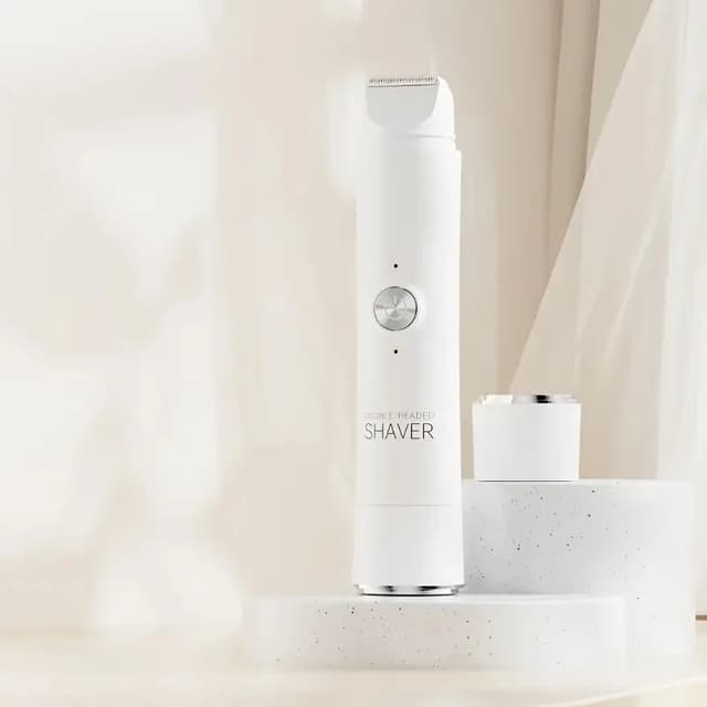 Rechargeable Electric Shaver for Women, Dual Head Bikini Trimmer, Wet & Dry Use, Cordless Personal Grooming Device showcase 14
