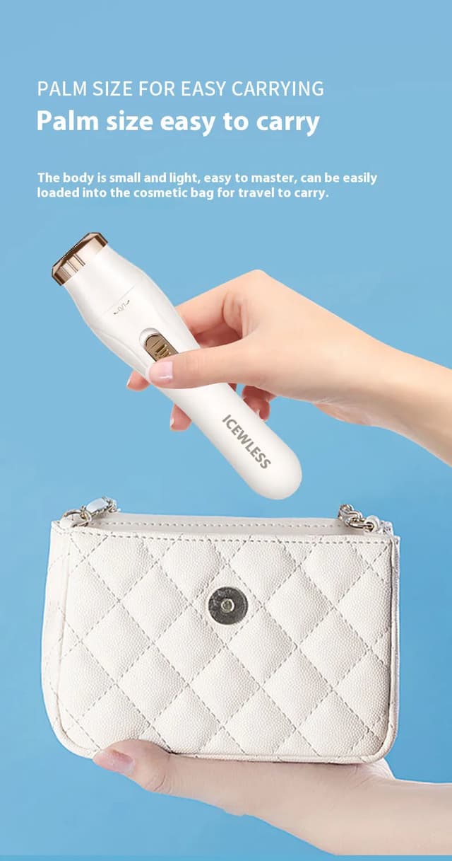 Women's Electric Shaver Waterproof Painless Hair Remover for Bikini, Body, Legs, Face, Underarms - Cordless & Rechargeable with Hypoallergenic Blades showcase 2