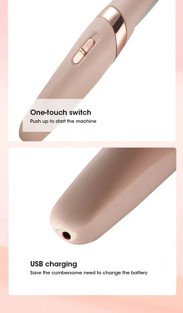 Rechargeable Electric Foot Callus Remover Pedicure Tool - USB Automatic Dead Skin Grinder with 2 Roller Heads for Smooth Feet showcase 12