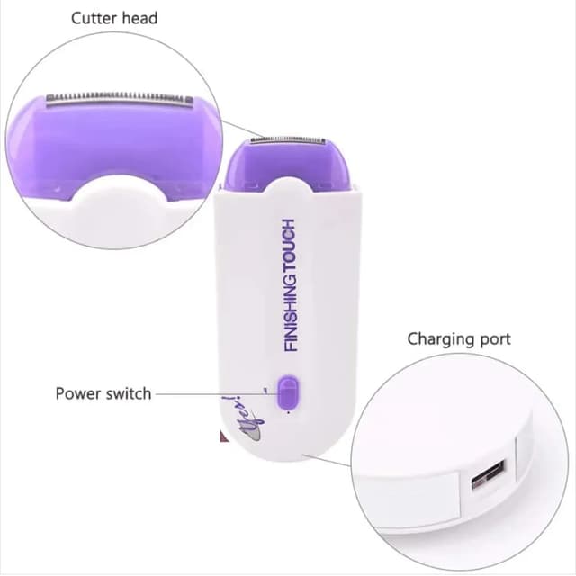 Professional Electric Hair Removal Shaver for Women - Full Body, Face, Bikini, Legs, Hands - Gentle & Painless Epilator Device showcase 1