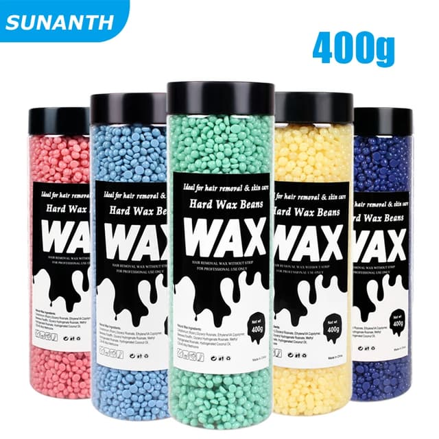 Professional Hard Wax Beans for Men & Women - 200g/400g Depilatory Wax Kit for Painless Full Body Hair Removal, Inhibits Growth, Gentle & Non-Irritating Formula showcase 6