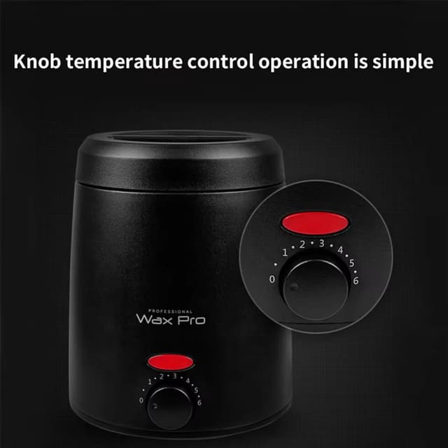 Professional Wax Heater Melter for Hair Removal & Crafts | Adjustable Temperature 0-125°C | Rapid Heating 35W | 200ml Capacity | EU/US Plug for Home Salon Use showcase 11