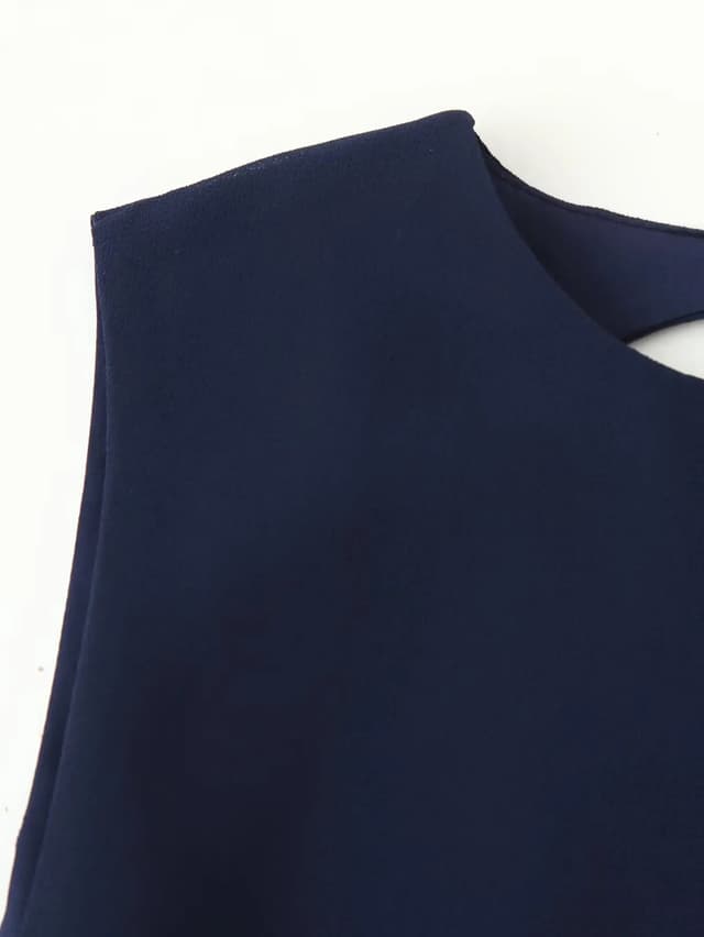 Women's Summer Fashion Sexy Sleeveless Backless Patchwork Tassel Dress - Elegant Evening & Party Wear for Ladies showcase 5