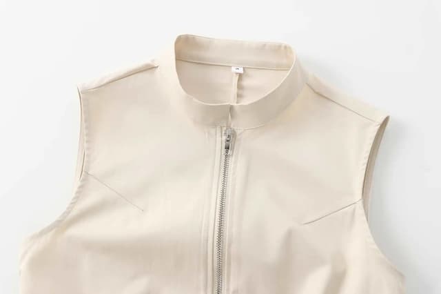 Elegant French Style Sleeveless Midi Dress for Women, Round Neck, Cinched Waist, A-Line Silhouette, Polyester Fabric, Street Trend Design showcase 7