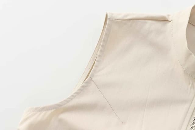 Elegant French Style Sleeveless Midi Dress for Women, Round Neck, Cinched Waist, A-Line Silhouette, Polyester Fabric, Street Trend Design showcase 10