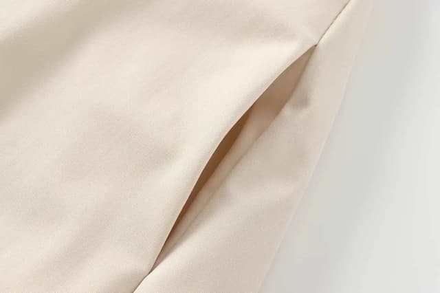 Elegant French Style Sleeveless Midi Dress for Women, Round Neck, Cinched Waist, A-Line Silhouette, Polyester Fabric, Street Trend Design showcase 14