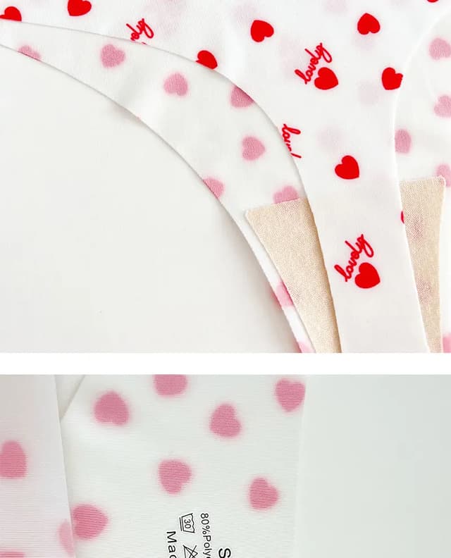 3PCS Sexy G-String Thongs for Women, Colorful Bikini Style T-Back Panties, Seamless Low Waist Intimates, Comfortable Lady Underwear showcase 19