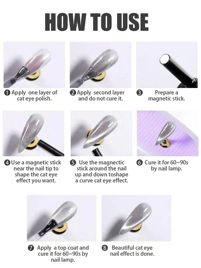 SHAKA 1-16pcs Pure Lust Golden Light Heroine Cat Eye Gel Nail Polish - Whitening Ice Transparent Autumn Collection for Professional Nail Art showcase 8