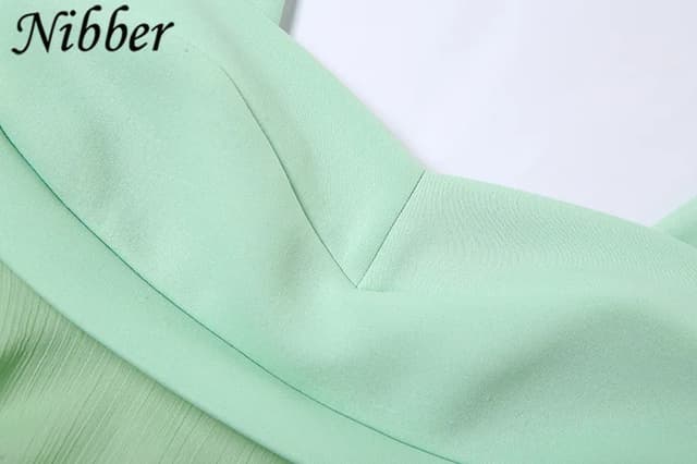 Elegant Women's Solid Color Cutout Slim Sling Dress - Sexy Backless Ruffle Design for Evening Wear showcase 12