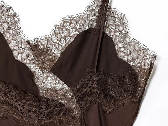 Women's Black Lace Slip Dress 2025 - Backless Asymmetric Party Dress, Satin Sexy Summer Mini Dress for Women showcase 15