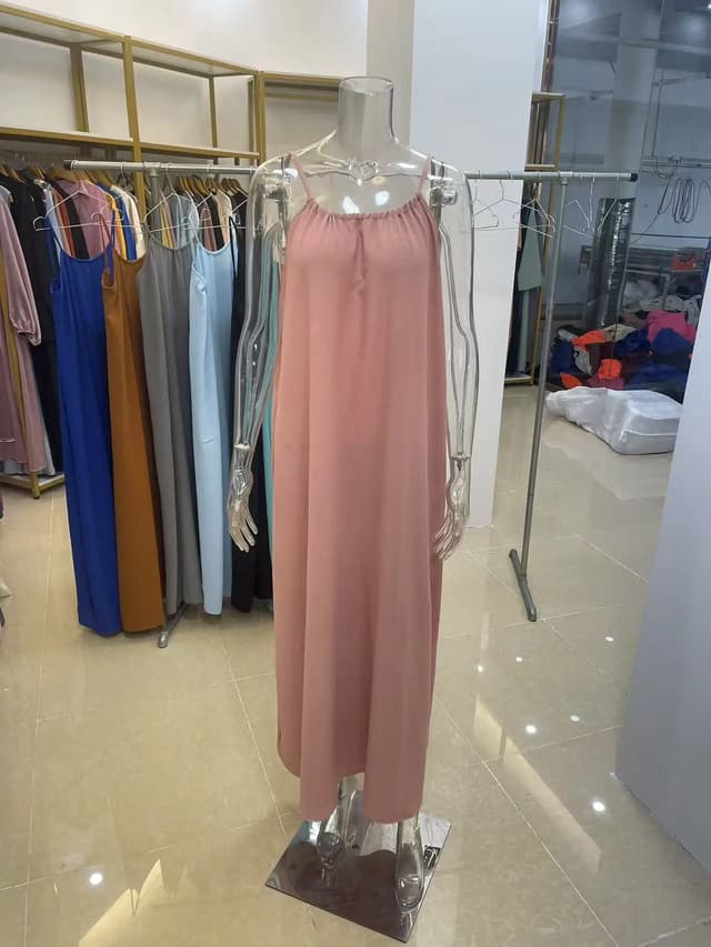 New Arrival Women's Strapless Backless Long Loose Maxi Dress - Comfortable Sleepwear & Casual Loungewear for Home showcase 18