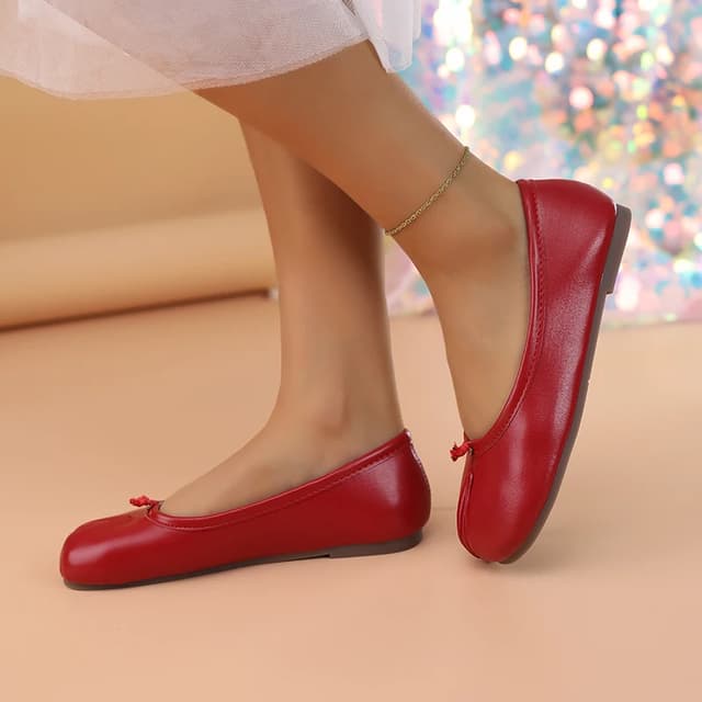 2025 Women's Leather Toe Separator Loafers - Comfortable Slip-On Breathable Casual Flat Shoes for Everyday Wear showcase 13